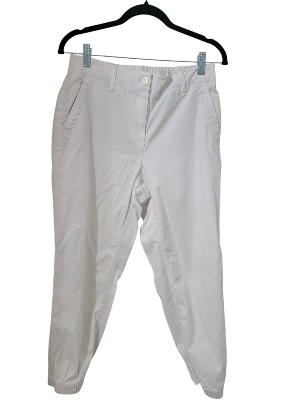 Talbots Size SP White Casual Jogger Pants, Gently Used Condition